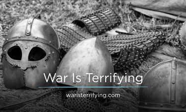 WarIsTerrifying.com - Creative brandable domain for sale